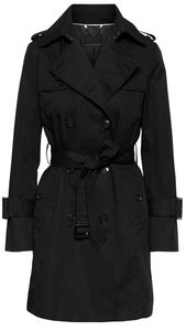 Banana Republic Black Trench Raincoat jacket coat